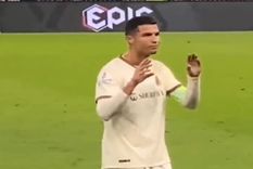 Cristiano y su gesto a la gente.