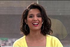 Jimena Grandinetti no solo es periodista, también actúa y canta. Foto: Captura de TV