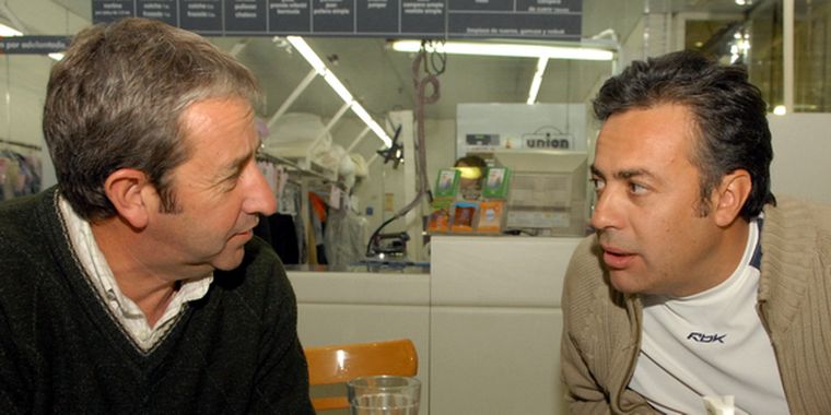 El vicepresidente de la Nación, Julio Cobos, y Alfredro Cornejo, intendente de Godoy Cruz. Foto: Nacho Gaffuri / Archivo