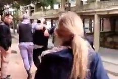 El momento del traslado de Emerenciano Sena a un hospital Foto: Captura de video.