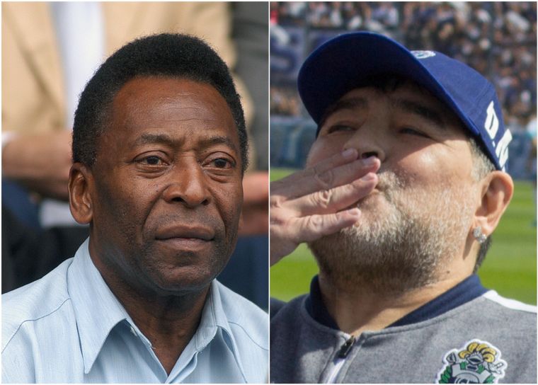 La pelea por si fue mejor jugador Maradona o Pelé lleva décadas. Foto: Shutterstock