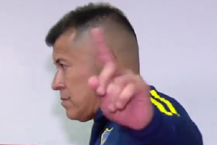 Almirón no quiso hablar tras la derrota de Boca ante River Foto: ESPN