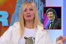 Amalia González se hizo eco del beso con Milei que se viralizó. Foto: Captura TV