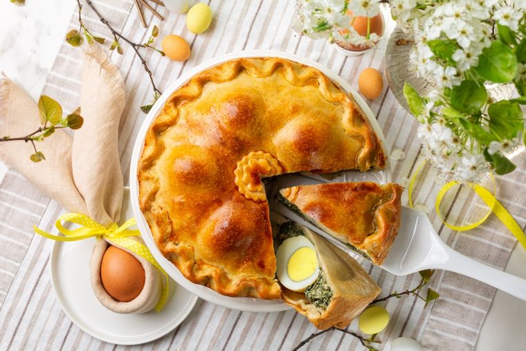 Receta de tarta pascualina con masa casera ¡muy fácil!.