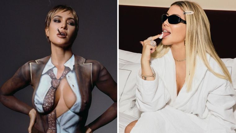 Dos titanes unidas por una causa. Créditos: Instagram / wanda_nara / kimkardashian