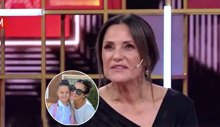 Las lágrimas de María Fernandaq La actriz no pudo contener su emoción