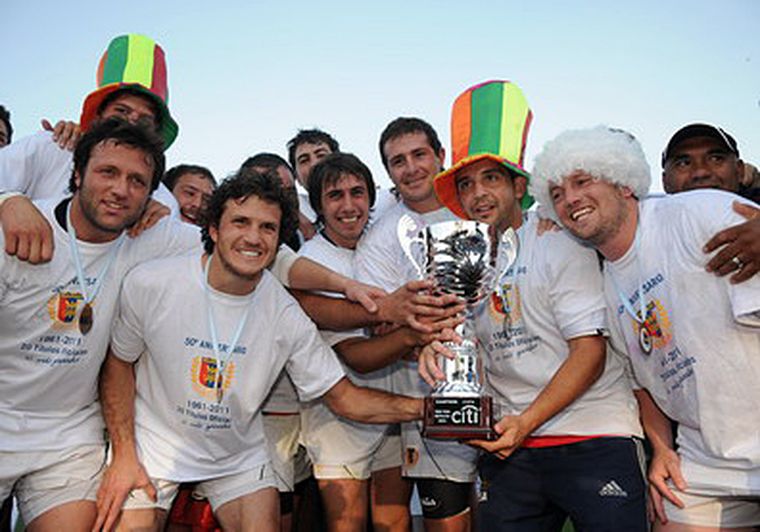 Marista rompió el dominio de Liceo y es el nuevo campeón del Top 10 Cuyano de rugby. Foto: Nacho Gaffuri / MDZ
