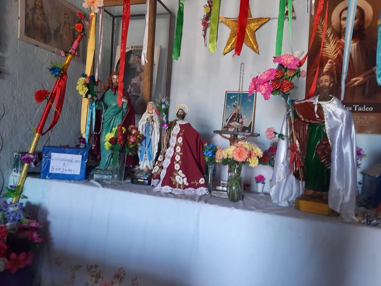 Fiesta por San Judas Tadeo en el paraje El Cavadito, Lavalle