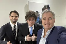 Javier Milei y el embajador argentino en Francia, Ian Sielecki.