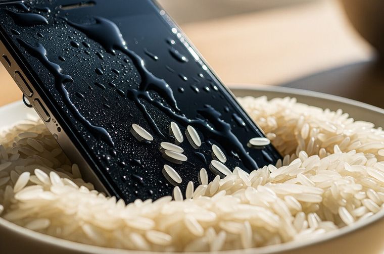 Los expertos advierten que la humedad interna y la corrosión no se eliminan con arroz y recomiendan métodos más seguros y efectivos. Los expertos advierten que la humedad interna y la corrosión no se eliminan con arroz y recomiendan métodos más seguros y efectivos.