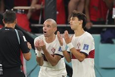 Pepe destrozó a Tello post eliminación de Portugal, aunque el argentino sí tuvo un buen partido. Foto: EFE Pepe destrozó a Tello post eliminación de Portugal, aunque el argentino sí tuvo un buen partido. Foto: EFE