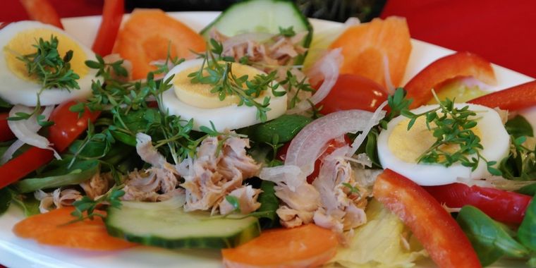 Ensalada de atún Foto: Pixabay