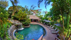 Una de las piscinas de Tulemar, Costa Rica. Foto: Tulemar