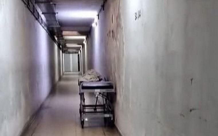 Esto pasa en el túnel del Hospital San Martín de La Plata, escribió la usuaria de TikTok Foto: Captura de video