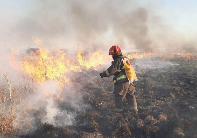 Los incendios se multiplican en Santa Fe y la región Foto: MDZ