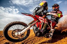 joan barreda se quedo con la segunda etapa en motos