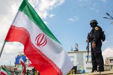 Imágenes de archivo con el funeral de un miembro de la Guardia Revolucionaria Islámica de Irán.