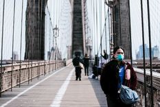 El puente Brooklyng en New York, Estados Unidos.