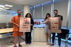 Vicario posó con los ganadores del concurso Foto: Gobierno de Mendoza Vicario posó con los ganadores del concurso Foto: Gobierno de Mendoza