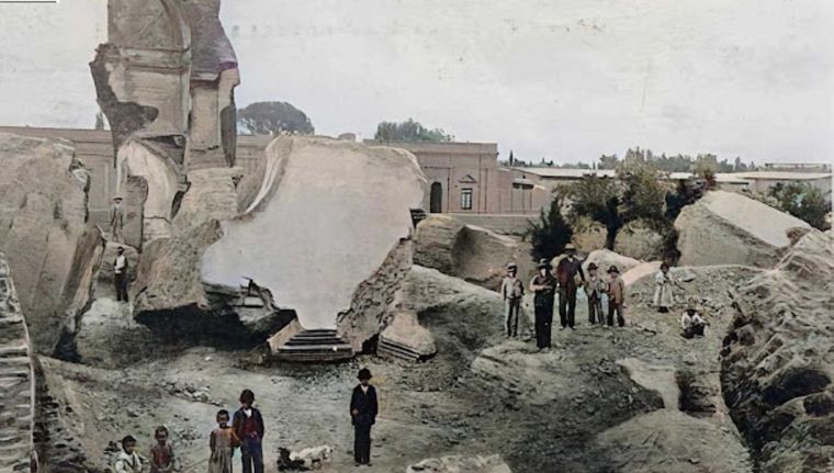 Imagen del terremoto de 1861, considerado el más destructivo de toda la historia argentina Foto: Mendoza Antigua