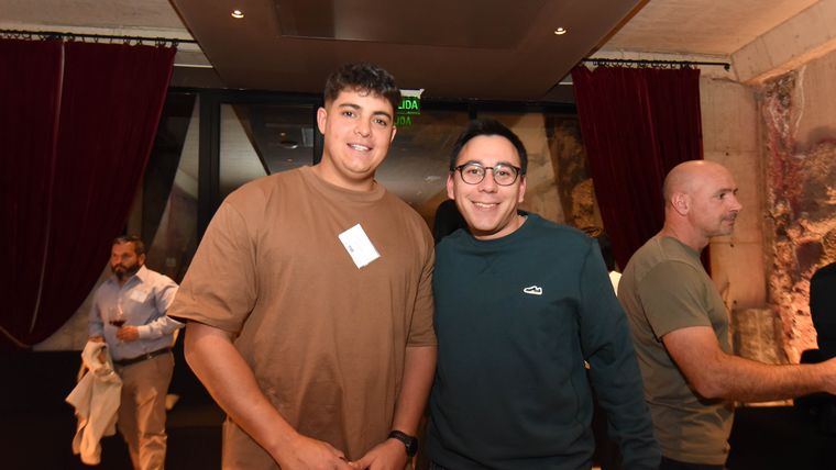 Lautaro Varela y Hugo Olivero.