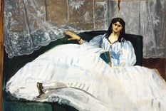 Mujer con abanico, 1862. Artista: Édouard Manet. Foto: GETTY IMAGES