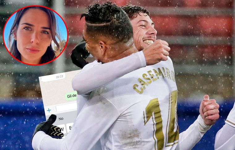 La mujer de Valverde, amiga de Casemiro, le pidió al brasileño que se quedara con un insólito mensaje de WhatsApp.