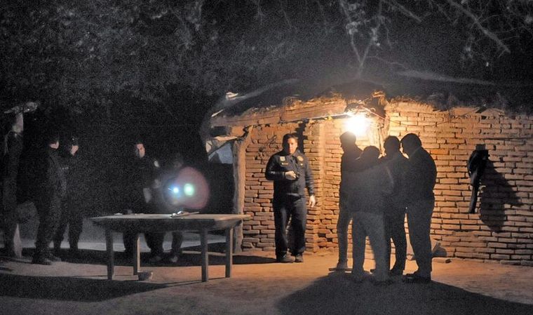 La casa del hombre asesinado por los ladrones que terminaron chocando contra un caballo