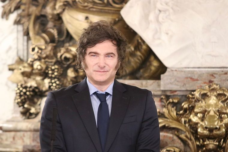 El presidente, Javier Milei, aseguró que cuando Domingo Cavallo era ministro se ponía violento si le hablaban de tipo de cambio. Foto: Presidencia