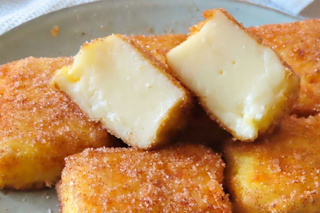 Leche frita rebozada tradicional: fácil, rápida y deliciosa Leche frita rebozada tradicional: fácil, rápida y deliciosa