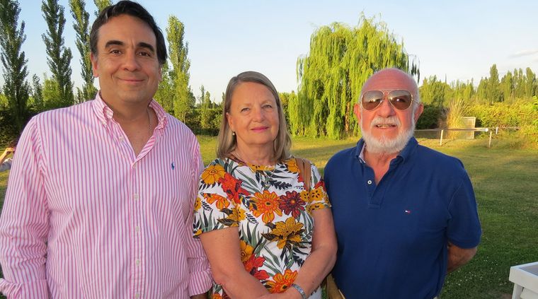 Jorge Cabrera, Mariana Ocvirk y Hernán Castro.