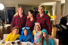 Wanda Nara y Mauro Icardi con su familia Foto: Ig Wanda Nara