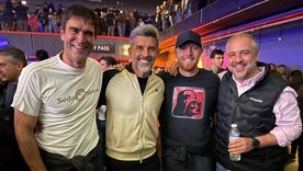 La música reunió a cuatro intendentes mendocinos.