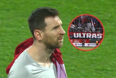 Messi y una reacción poco común con los ultras del PSG.