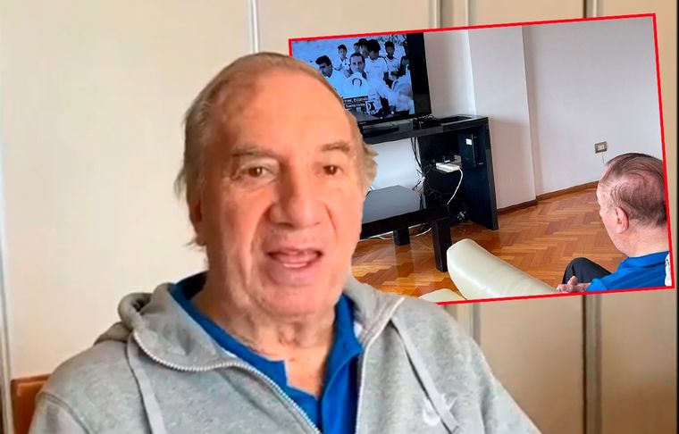 Carlos Bilardo vio la consagración de Estudiantes en la Copa Argentina Foto: archivo