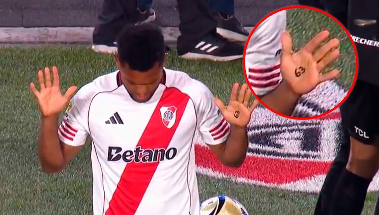 Miguel Ángel Borja entró a la cancha con un 63 en la mano.