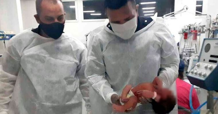 Cuidado Brian Samuel está en buen estado de salud.