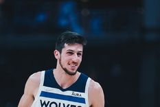 Bolmaro jugó poco más de un minuto Foto: Minnesota Timberwolves