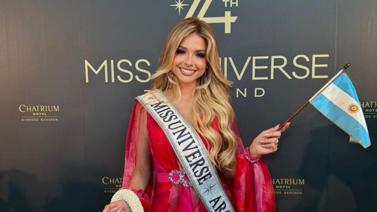 La Miss Argentina, clara favorita. Créditos: Instagram / aldumasset