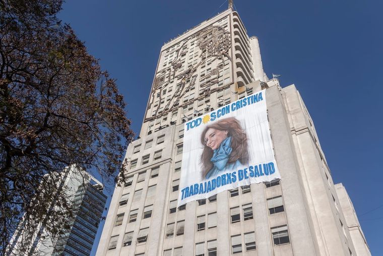 El edificio donde funciona el Ministerio de Desarrollo Social Foto: Twitter Roberto García Moritán