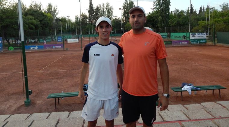 Martín Reyes se impuso a Gastón Aceituno y se metió en semifinales. Foto: Juan Borsani/MDZ