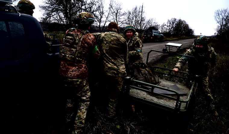 Las tropas de Ucrania resisten como pueden el avance de Rusia en el este. Foto Efe Las tropas de Ucrania resisten como pueden el avance de Rusia en el este. Foto Efe