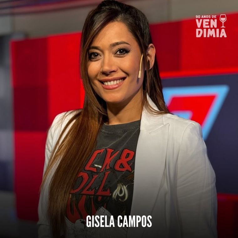 Gisela Campos, periodista de Canal 7. Gisela Campos, periodista de Canal 7.