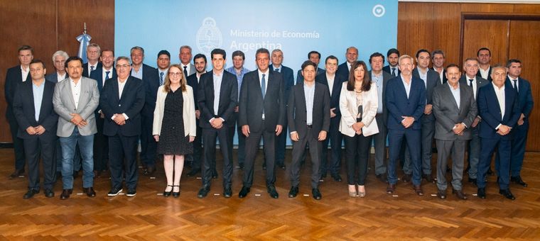 Cornejo asistió a la reunión de gobernadores con Massa Foto: Prensa Ministerio de Economía