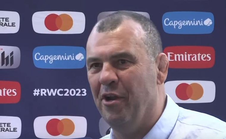 Cheika habló en conferencia de prensa. Foto: Caputra