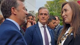 La vicepresidenta Victoria Villarruel en la Coviar.&nbsp;