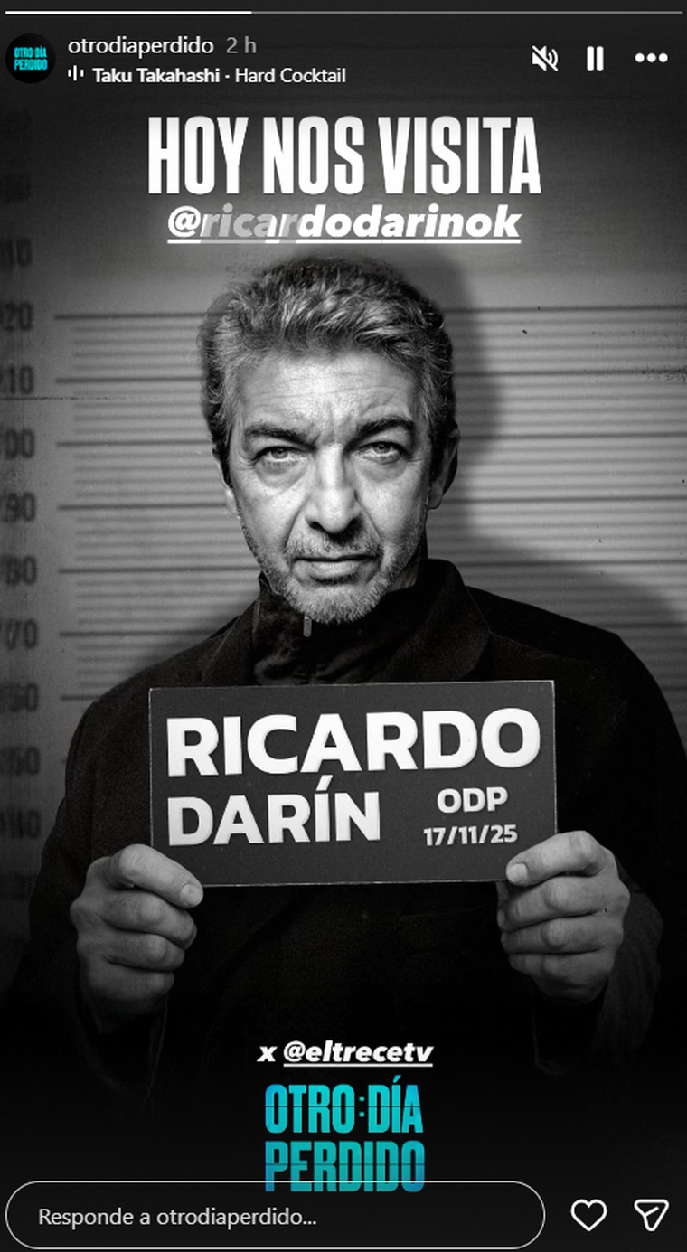 Mario Pergolini tendrá como invitado a Ricardo Darín. Mario Pergolini tendrá como invitado a Ricardo Darín.