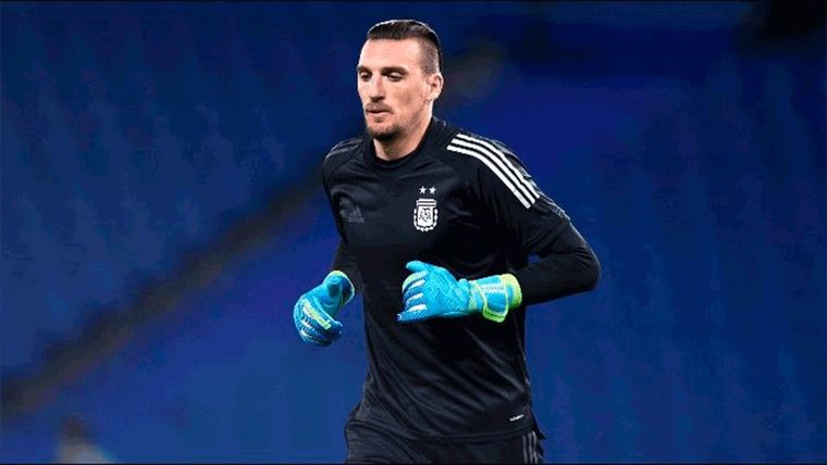 Franco Armani. Foto: @Argentina