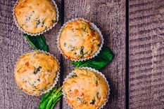 Muffins salados, una alternativa rápida y saludable para tus comidas Foto: Archivo