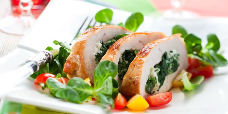 Una rica pechuga rellena Foto: Ph Shutterstock